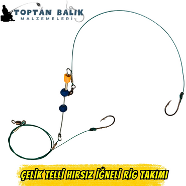 Çelik Telli Hırsız İğneli Rig Takımı (Predatör Avcı Sistemi)