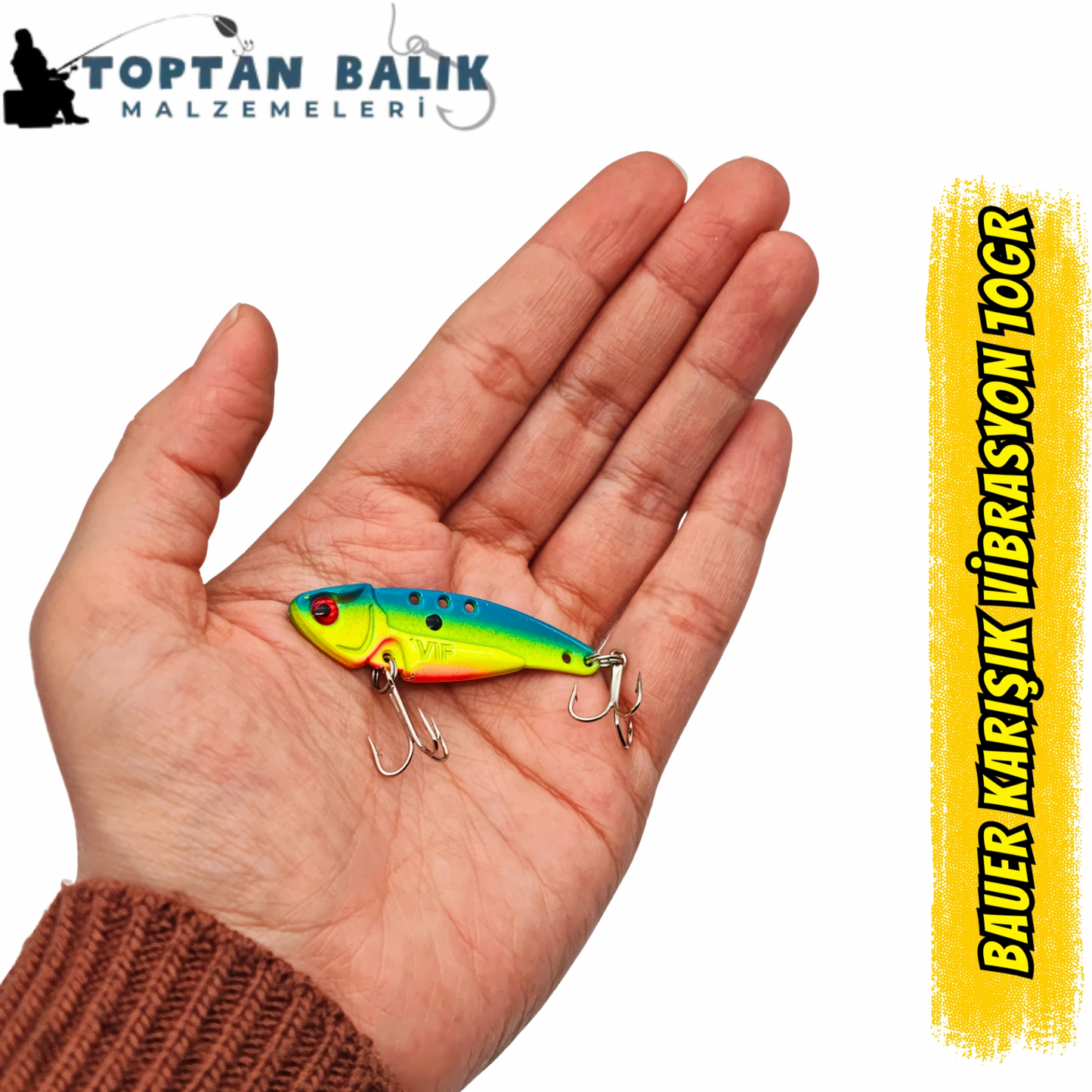 Bauer Vibrasyon Suni Yem 10gr (Karışık Renk Serisi)