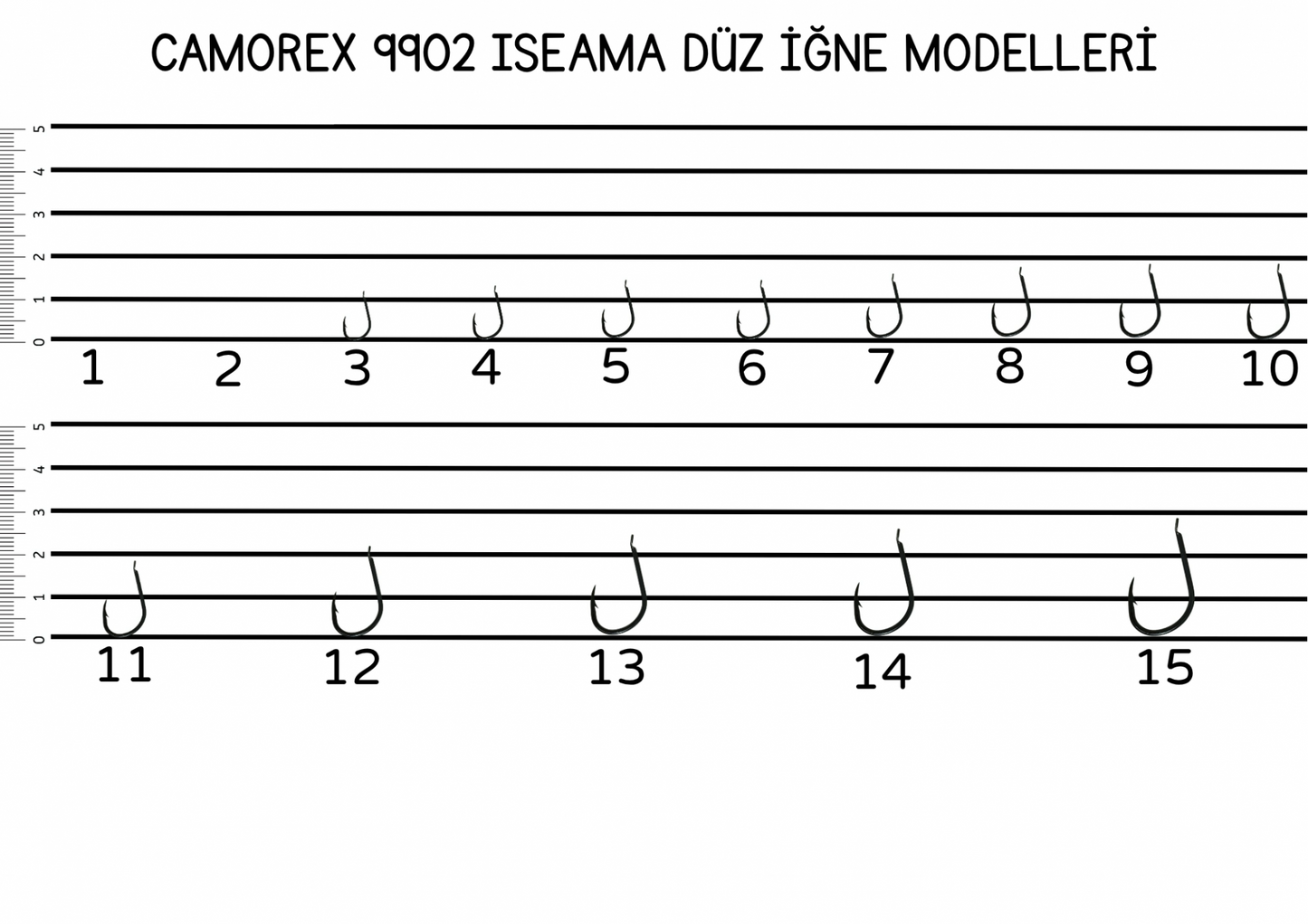 Camorex 9902 Tatlı Su İğnesi (Numara: 7)