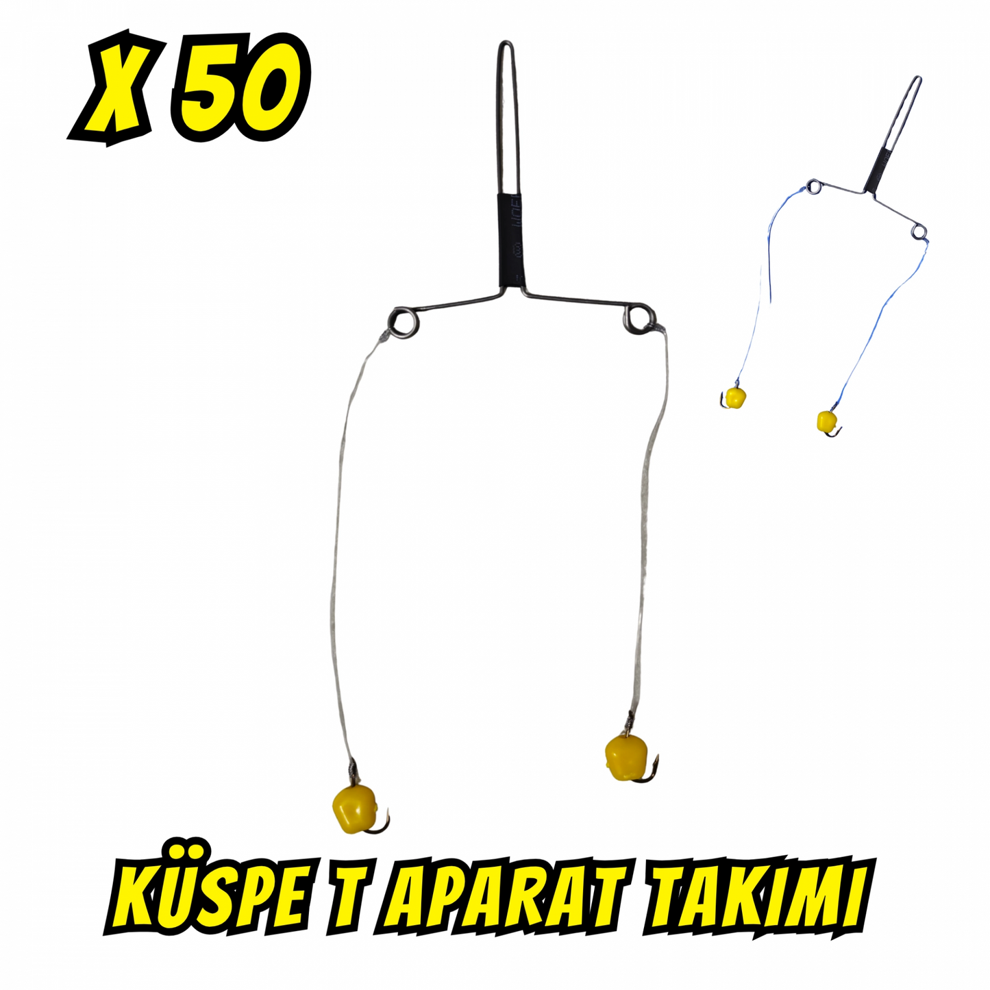 Küspe T Takım 2 iğneli boncuklu