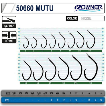 Owner 50660 Mutu White İğne