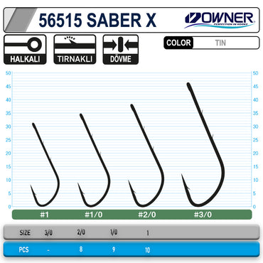 Owner 56515 Tachiuo Saber X Tin İğne