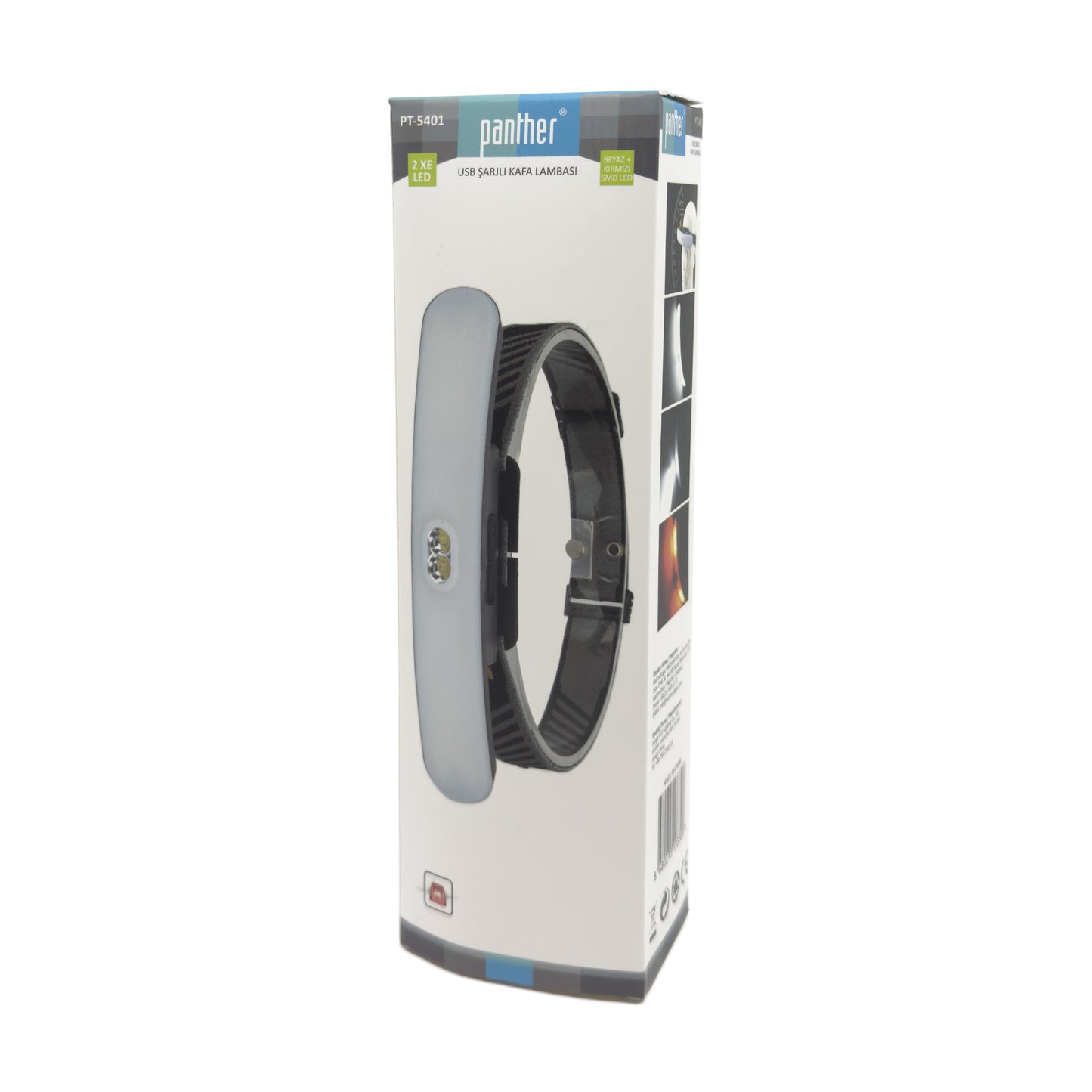 PANTHER PT-5401 USB ŞARJLI KAFA LAMBASI