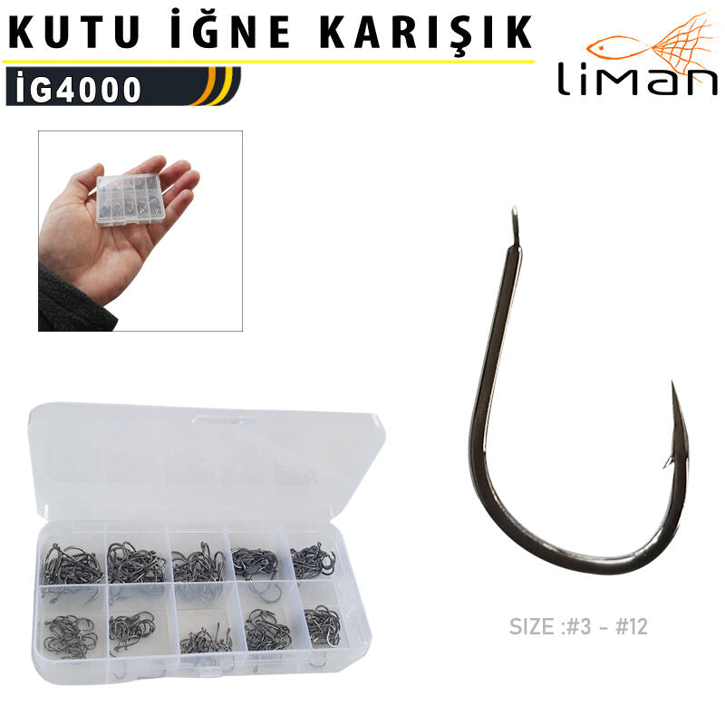 Portfish Kutu İğne Karışık Boy
