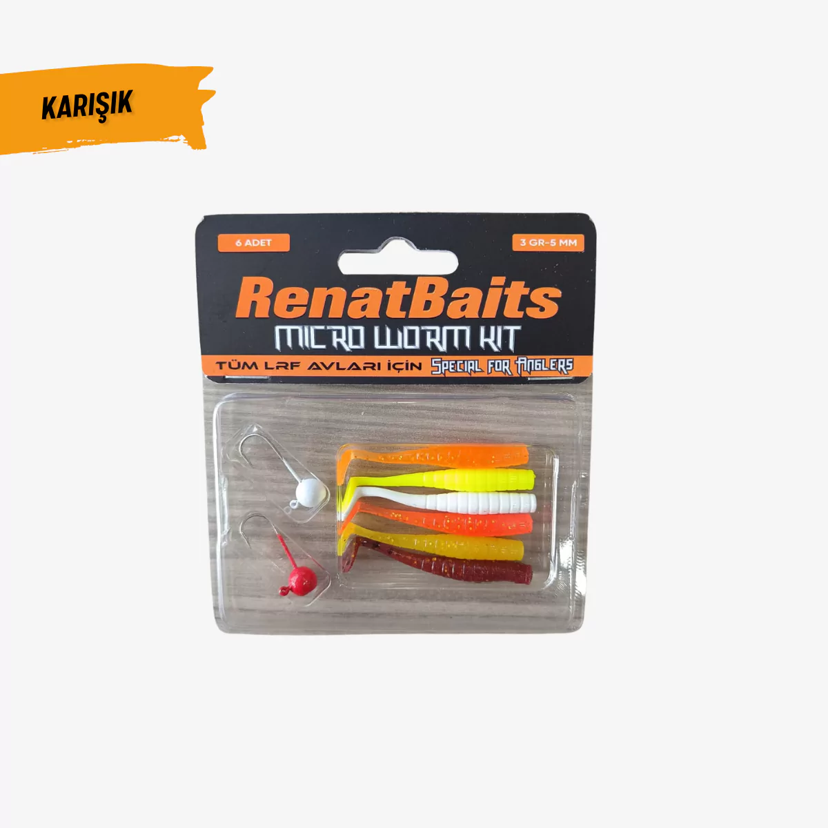 Renatbaits Karışık LRF Micro Worm Kit – Özel Set