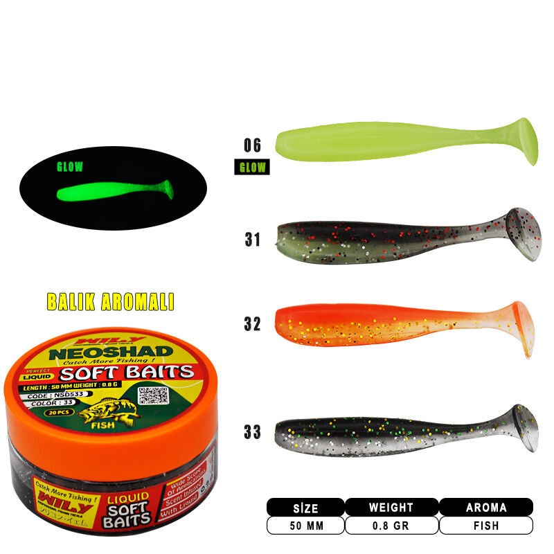 Wily Neoshad Sıvılı Silikon 50 mm 20 Adetli