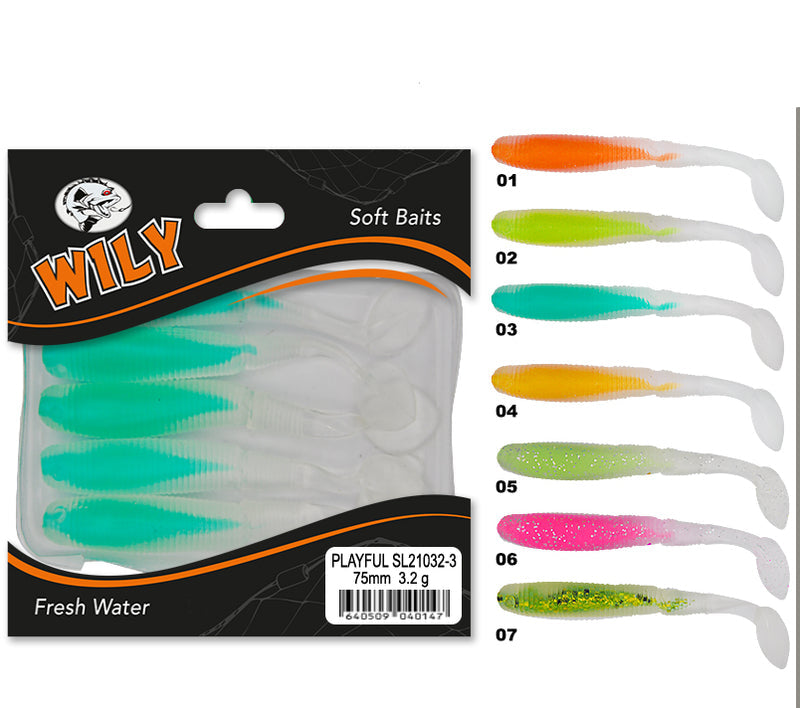 Wily Playful Silikon Yem 7.5 cm 3.2 gr