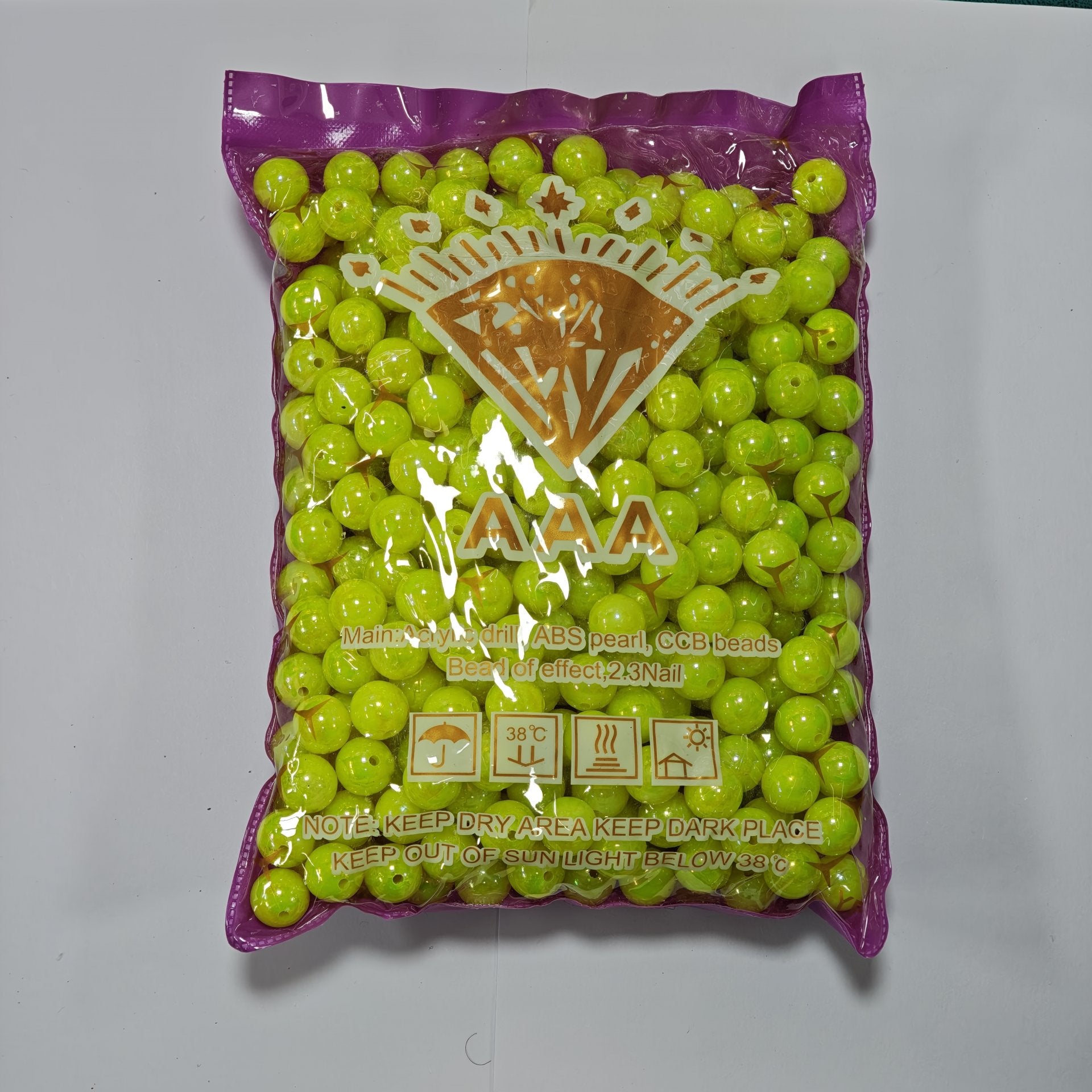 14MM Camgöz Boncuk Yeşil