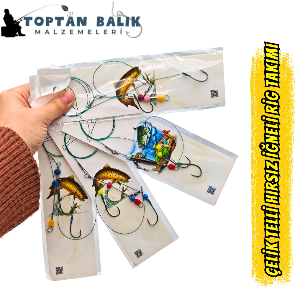 Çelik Telli Hırsız İğneli Rig Takımı (Predatör Avcı Sistemi)
