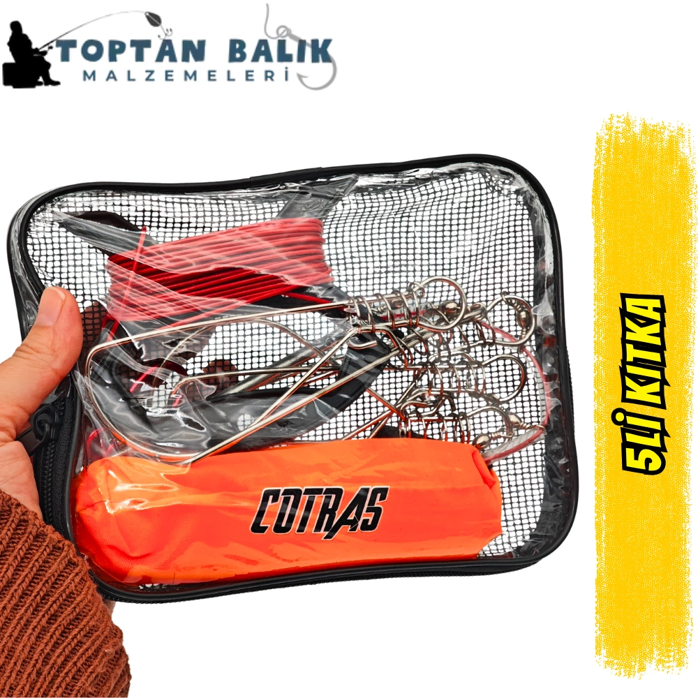 Cotras 5'li Çelik Telli Balık Kıtkası