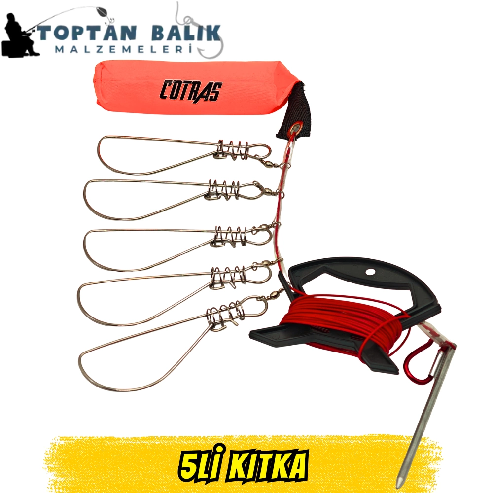 Cotras 5'li Çelik Telli Balık Kıtkası