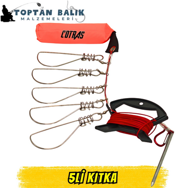 Cotras 5'li Çelik Telli Balık Kıtkası