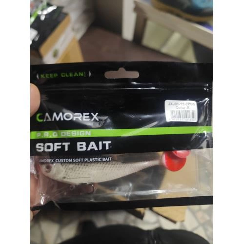 CAMOREX 12CM İĞNELİ SİLİKON GERÇEK BALIK RENGİ (2Lİ)