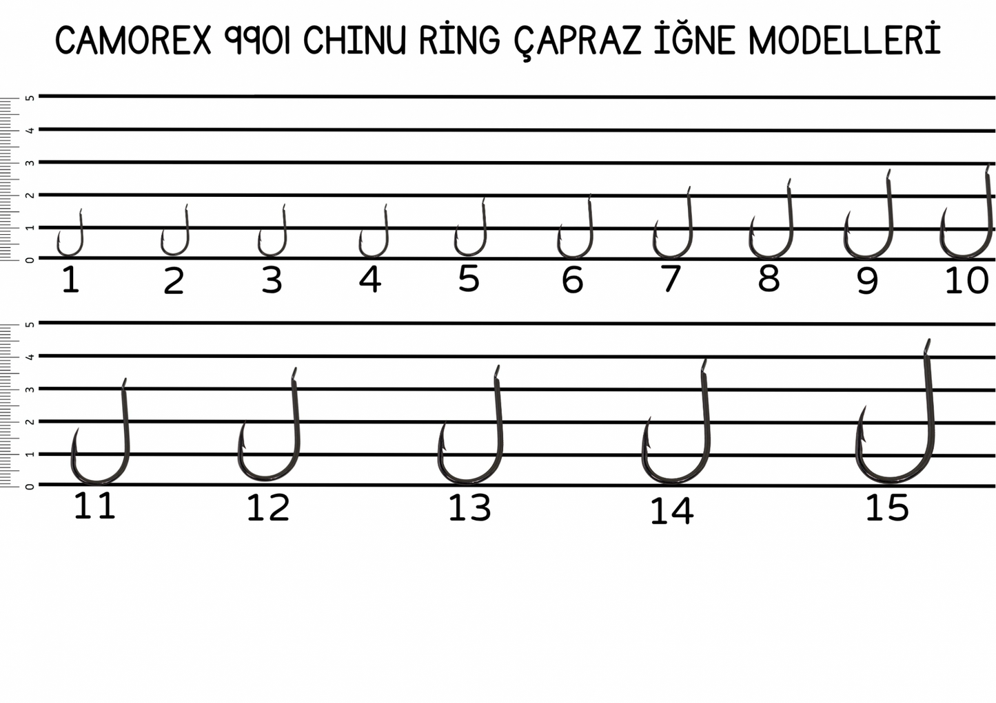 Camorex 9901 Chinu Ring Çapraz İğne No: 6