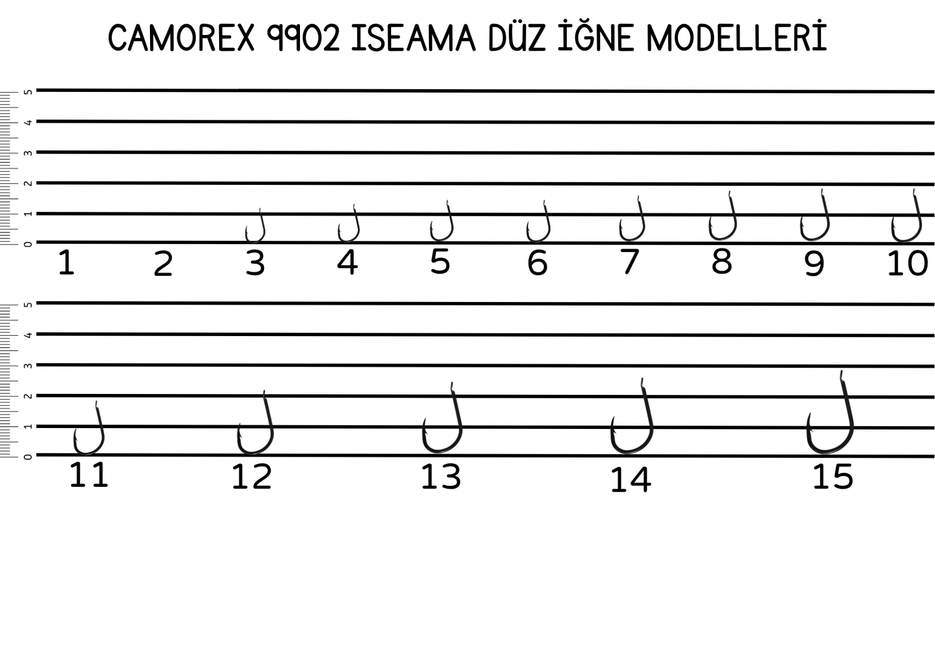 Camorex 9902 İnce Yapılı Tatlı Su İğnesi (Numara: 11)