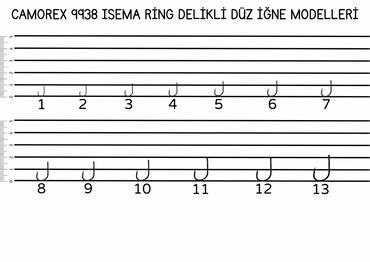 Camorex 9938 Iseama Ring Düz İğne No: 4