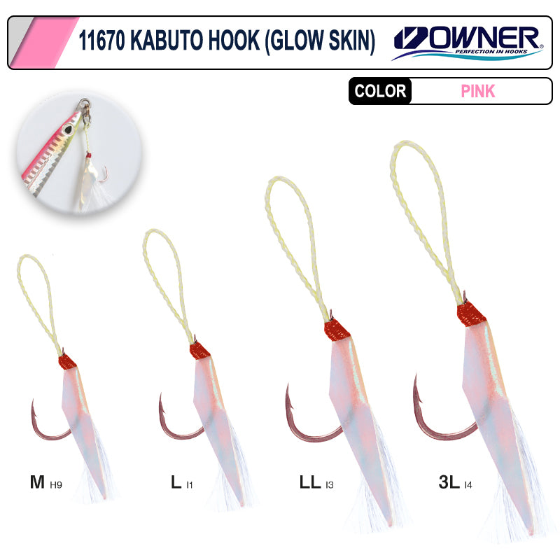 Cultiva 11670 Kabuto Glow Skin Fosforlu Jigging İğnesi