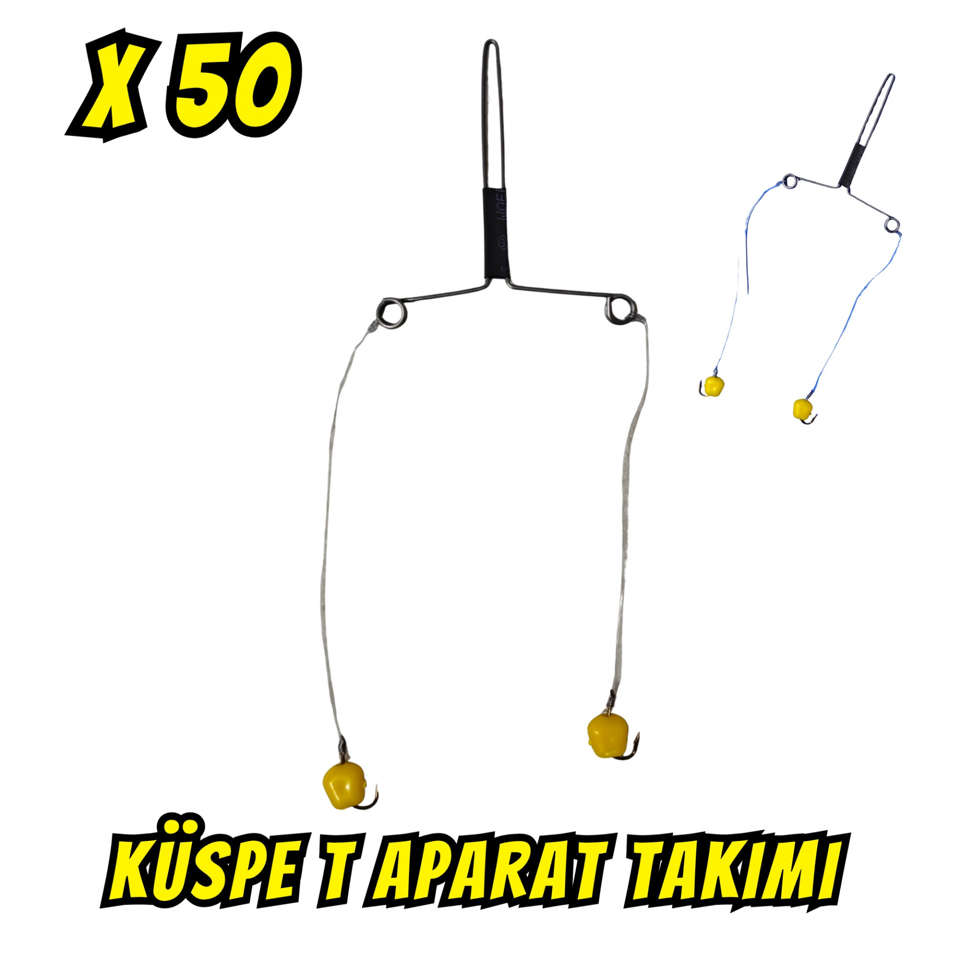 Küspe T Takım 2 iğneli boncuklu