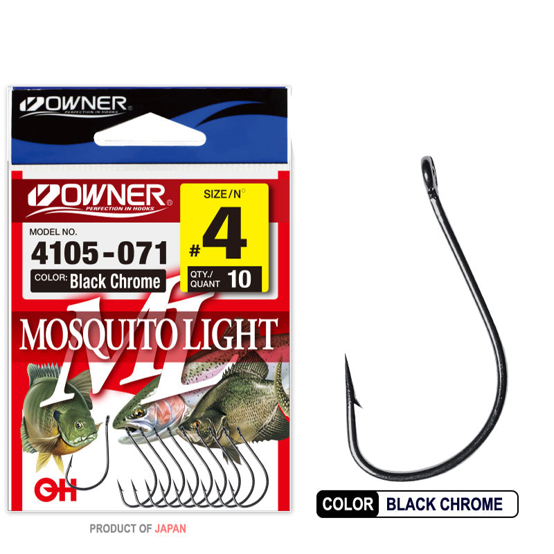 Owner 4105 Musquito Light Black Chrome İğne
