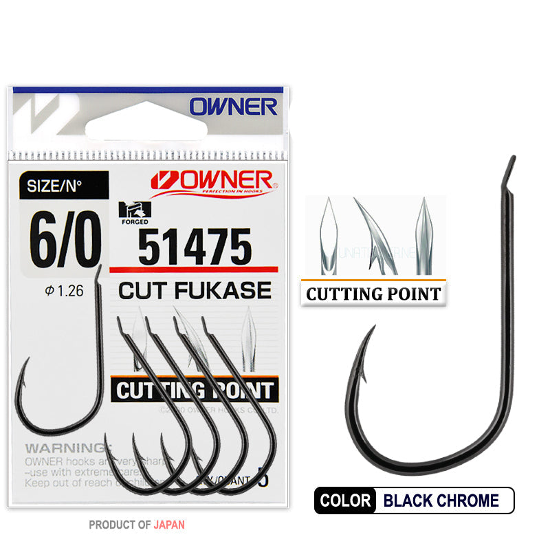 Owner 51475 OC Fukase Black Chrome İğne