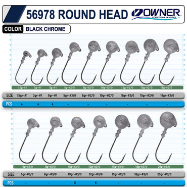Owner 56978 Round Jig Head