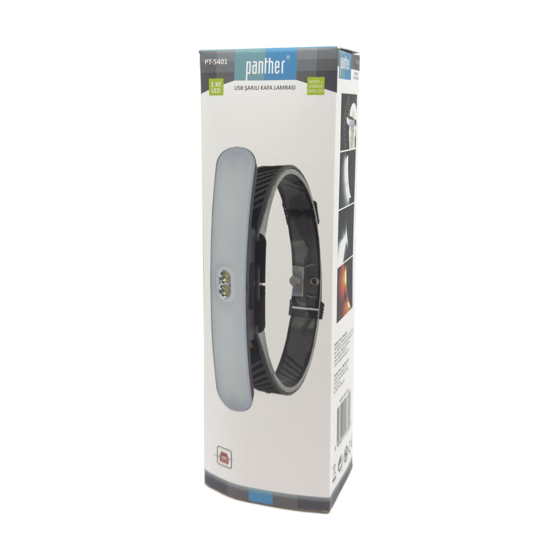 PANTHER PT-5401 USB ŞARJLI KAFA LAMBASI