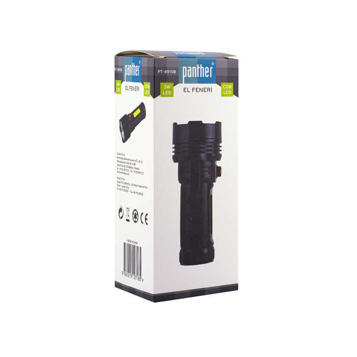 PANTHER PT-8915B 3W USB ŞARJLI FENER