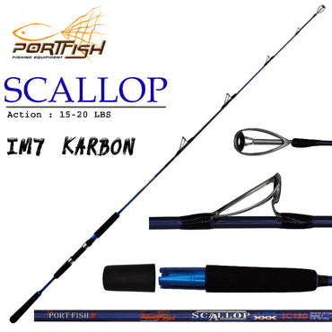 Portfish Scallop Jig Kamışı Tek Parça 60-180 gr