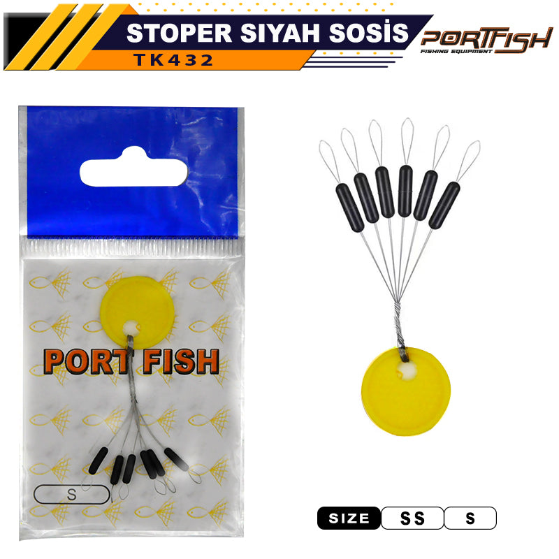 Portfish Stoper Siyah Sosis