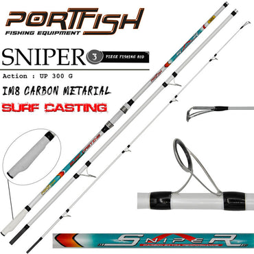Portfish Sniper 425 cm 3 Parça Surf Kamış 300 gr