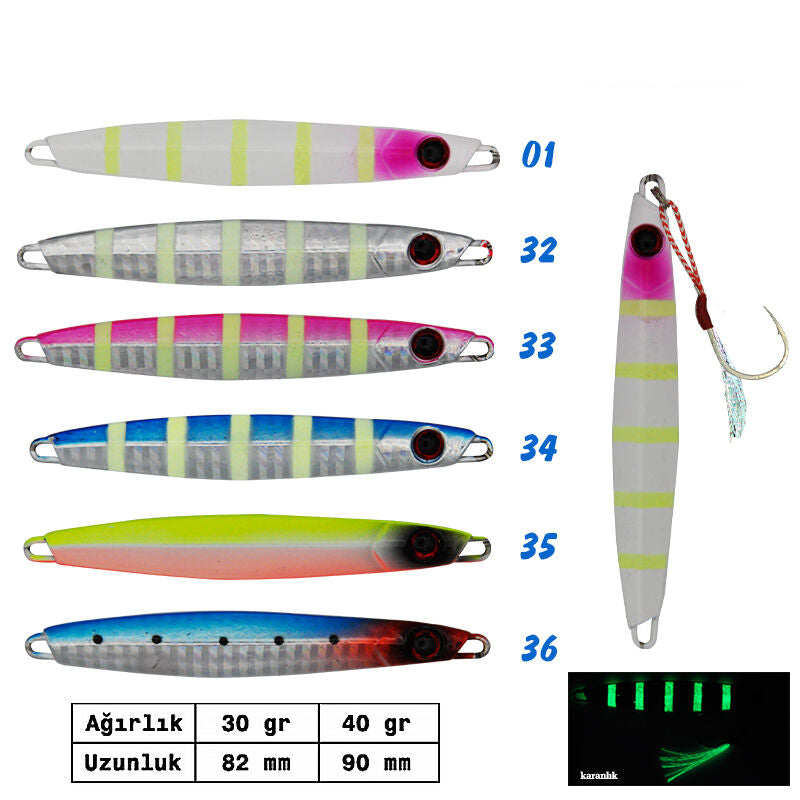Wily Colix Jig 30 gr 82 mm