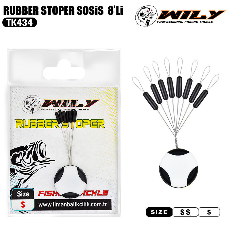 Wily Rubber Stoper Sosis 8'li 10 Adetli