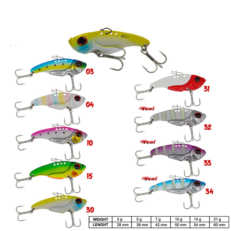 Wily Spoiled Vibrasyon Jig 3 gr 2.8 cm