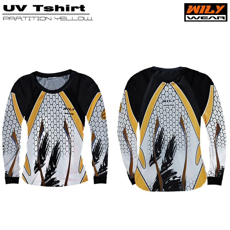 Wily Wear UV T-Shirt PartitionYellow